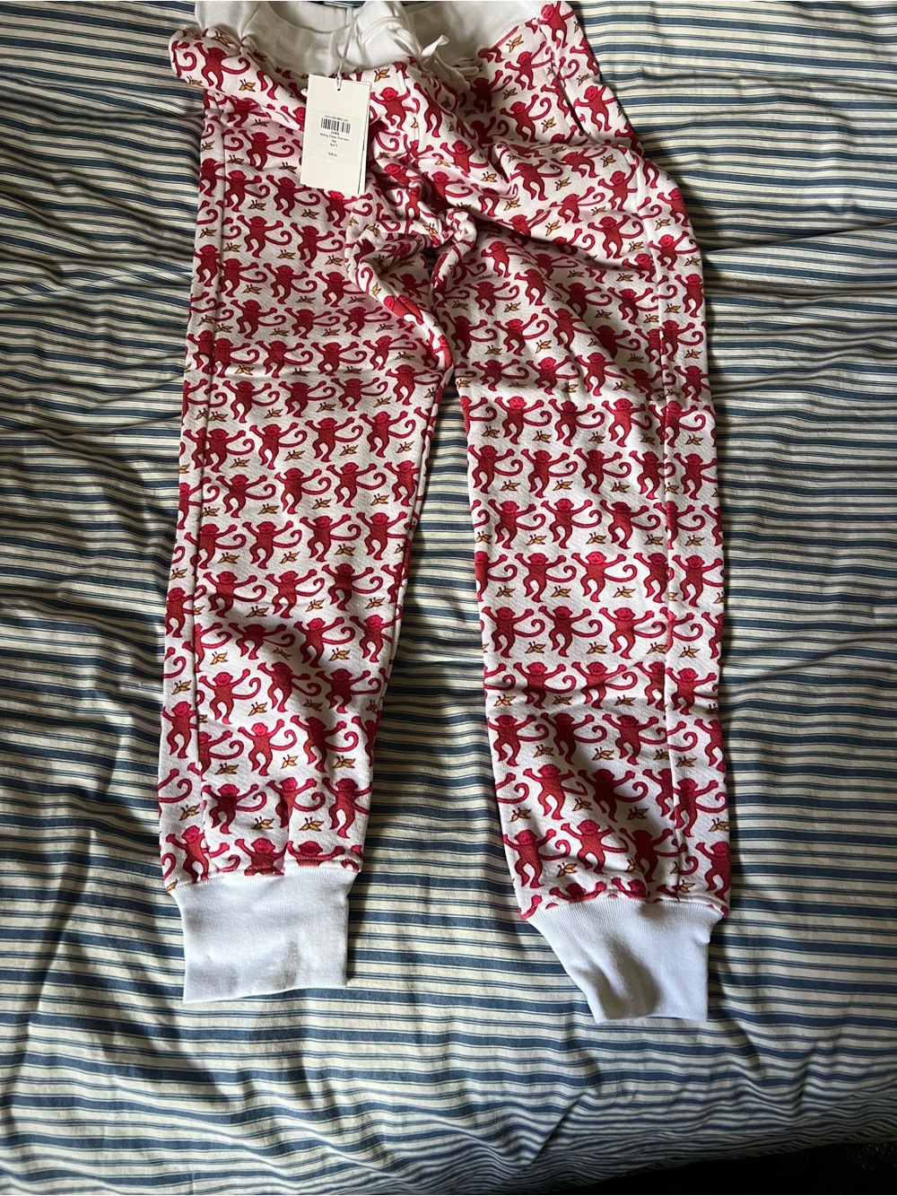 Roller Rabbit Monkey Classic Sweatpants Pink NWT Size Small - Picture 4 of 4